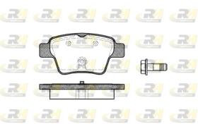 ROAD HOUSE 2113800 - JGO.PASTILLAS FRENO TRAS.CITROEN/PEUGEOT