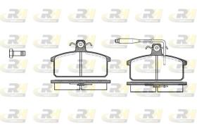 ROAD HOUSE 212802 - JGO.PASTILLAS FRENO DEL.SEAT/SUZUKI