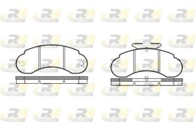 ROAD HOUSE 214210 - JGO.PASTILLAS FRENO DEL.IVECO/MERCEDES/RENAULT