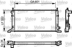 VALEO 731595 - RADIADOR 731595