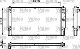 VALEO 731616 - RADIADOR 731616