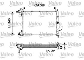 VALEO 731846 - RADIADOR 731846