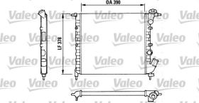 VALEO 816655 - RADIADOR 816655