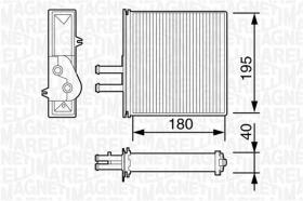 MAGNETI MARELLI BR057 - RADIADOR BR057