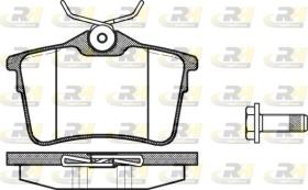 ROAD HOUSE 2138200 - JGO.PASTILLAS FRENO TRAS.BERLINGO/PARTNER